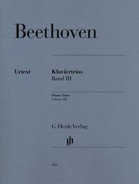 Produktbild: Ludwig van Beethoven - Klaviertrios, Band III