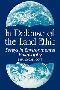 Produktbild: In Defense of the Land Ethic