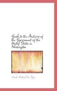 Produktbild: Guide to the Archives of the Government of the United States in Washington