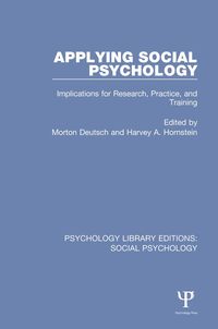 Produktbild: Applying Social Psychology