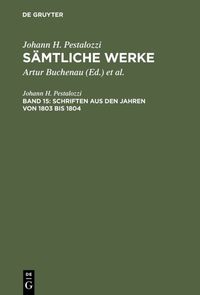 Produktbild: Schriften aus den Jahren von 1803 bis 1804