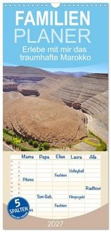 Produktbild: Familienplaner 2027 - Erlebe mit mir das traumhafte Marokko mit 5 Spalten (Wandkalender, 21 x 45 cm) CALVENDO
