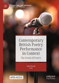 Produktbild: Contemporary British Poetry Performance in Context