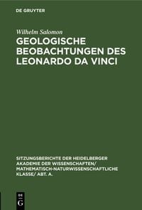 Produktbild: Geologische Beobachtungen des Leonardo da Vinci