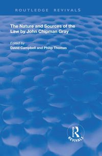 Produktbild: The Nature and Sources of the Law by John Chipman Gray