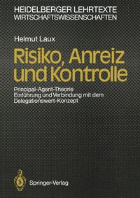 Produktbild: Risiko, Anreiz und Kontrolle