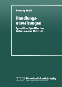 Produktbild: Handlungsanweisungen