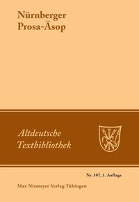 Produktbild: N&uuml;rnberger Prosa-&Auml;sop