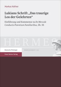 Produktbild: Lukians Schrift "Das traurige Los der Gelehrten"