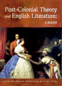 Produktbild: Post-Colonial Theory and English Literature
