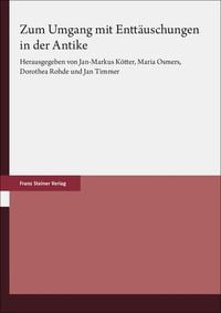 Produktbild: Zum Umgang mit Entt&auml;uschungen in der Antike