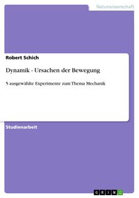 Produktbild: Dynamik - Ursachen der Bewegung