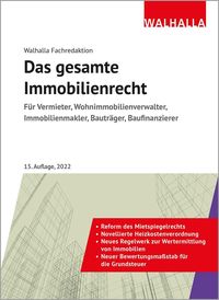 Bild vom Artikel Das gesamte Immobilienrecht vom Autor Walhalla Fachredaktion