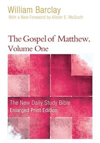 Produktbild: The Gospel of Matthew, Volume 1 (Enlarged Print)