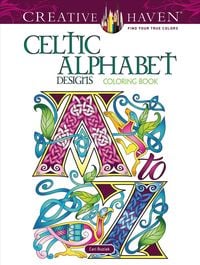 Produktbild: Creative Haven Celtic Alphabet Designs Coloring Book