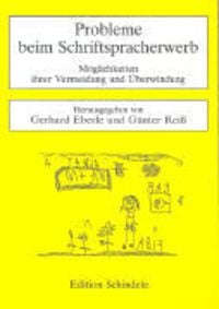 Produktbild: Probleme beim Schriftspracherwerb