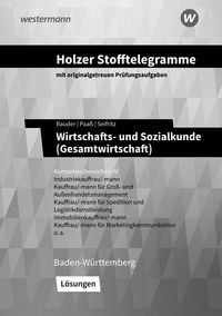 Produktbild: Holzer Stofftelegr. WISO Gesamtwirtsch Lös. BW