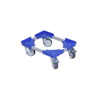 Produktbild: Allit 454385 EuroPlus Roll it K 450 Transportroller Metall, ABS Traglast (max.): 300 kg 445 mm x 355 mm x 175 mm Anzahl Lenkrollen 4