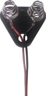 Produktbild: MPD DU1-M-306 Batterieclip x Federkontakt, Kabel (L x B x H) 29 x 27 x 2mm