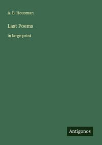 Produktbild: Last Poems