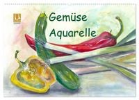 Produktbild: Gem&uuml;se Aquarelle (Wandkalender 2026 DIN A2 quer), CALVENDO Monatskalender