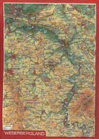 Produktbild: Markgraf, A: Reliefpostkarte Weserbergland