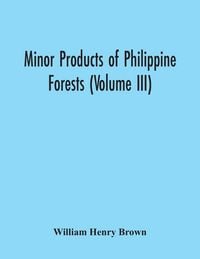 Produktbild: Minor Products Of Philippine Forests (Volume Iii)