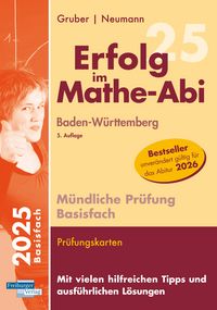 Produktbild: Erfolg im Mathe-Abi M&uuml;ndliche Pr&uuml;fung Basisfach Baden-W&uuml;rttemberg