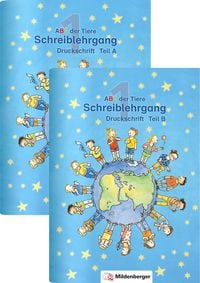 Produktbild: ABC der Tiere 1 &ndash; Schreiblehrgang Druckschrift &ndash; Ausgabe Bayern
