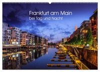 Produktbild: Frankfurt am Main bei Tag und Nacht (Wandkalender 2027 DIN A2 quer), CALVENDO Monatskalender