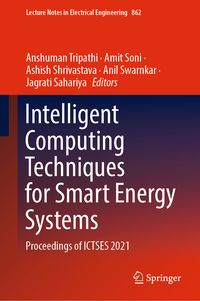 Produktbild: Intelligent Computing Techniques for Smart Energy Systems