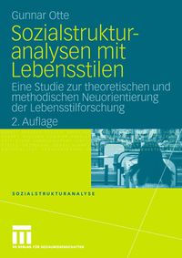 Produktbild: Sozialstrukturanalysen mit Lebensstilen