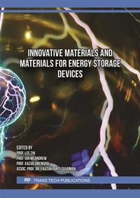 Produktbild: Innovative Materials and Materials for Energy Storage Devices