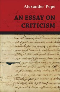 Produktbild: An Essay on Criticism