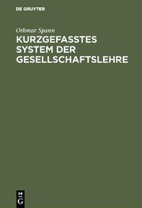 Produktbild: Kurzgefasstes System der Gesellschaftslehre