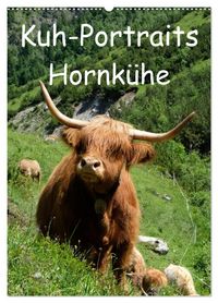 Produktbild: Kuhportraits Hornk&uuml;he (Wandkalender 2026 DIN A2 hoch), CALVENDO Monatskalender