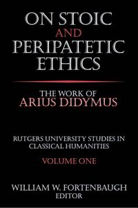 Produktbild: On Stoic and Peripatetic Ethics