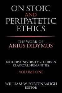 Produktbild: On Stoic and Peripatetic Ethics