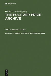 Produktbild: Novel / Fiction Awards 1917-1994
