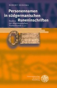 Produktbild: Personennamen in s&uuml;dgermanischen Runeninschriften