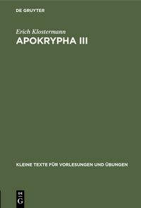 Produktbild: Apokrypha III