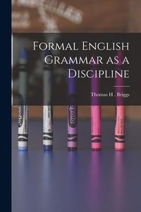 Produktbild: Formal English Grammar as a Discipline
