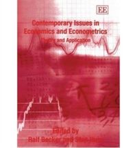 Produktbild: Contemporary Issues in Economics and Econometrics