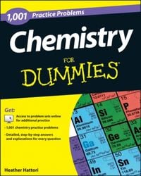Produktbild: Chemistry: 1,001 Practice Problems For Dummies (+ Free Online Practice)