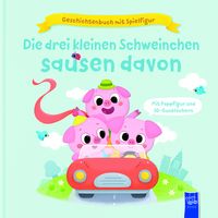 Produktbild: Geschichtenbuch mit Spielfigur - Die drei kleinen Schweinchen sausen davon