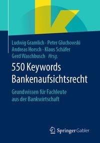 Produktbild: 550 Keywords Bankenaufsichtsrecht