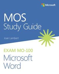 Produktbild: MOS Study Guide for Microsoft Word Exam MO-100