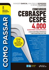 Produktbild: Como passar em concursos CEBRASPE