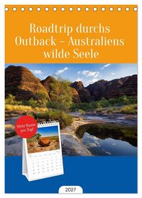 Produktbild: Tischplaner 2027 - Roadtrip durchs Outback - Australiens wilde Seele (A5 Tischkalender zum Aufstellen) CALVENDO