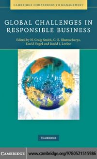 Produktbild: Global Challenges in Responsible Business
